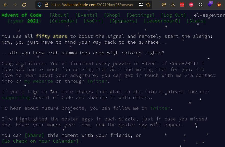 [Advent of Code 2021] Day 25 | Sea Cucumber